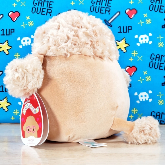 Squishmallow Jacinda the Valentine's Day Poodle 8" 2022 UltraSoft Stuffed Plush - Picture 5 of 12
